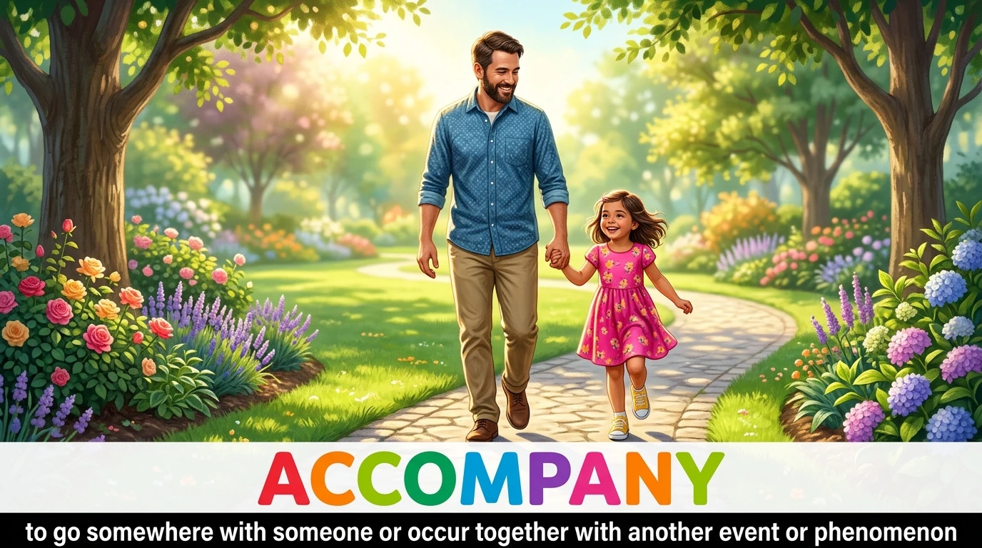English Illustration for accompany